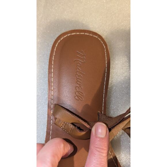 Madewell Boardwalk Ankle Strap Sandals Womens Size 8 Brown NWOB89 - Picture 2 of 5